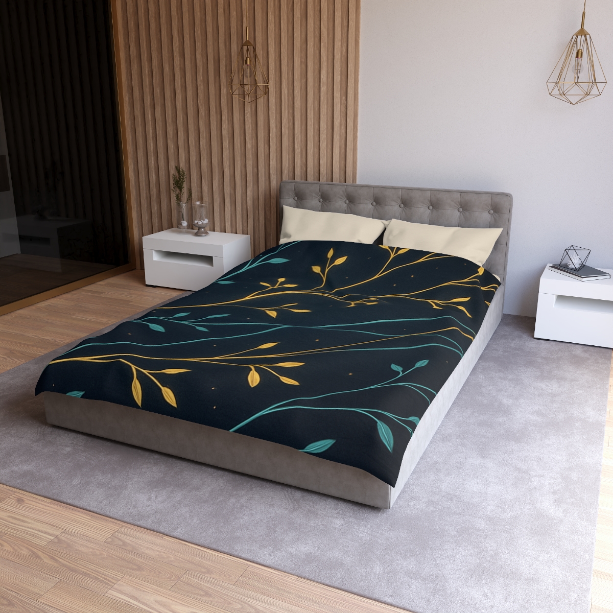 Starlit Vine Constellation stylish duvet covers