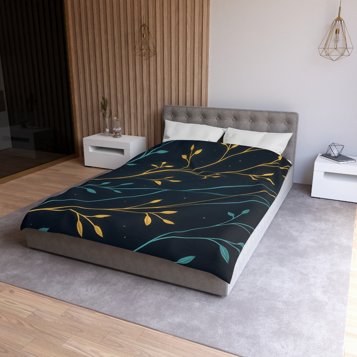 Starlit Vine Constellation stylish duvet covers