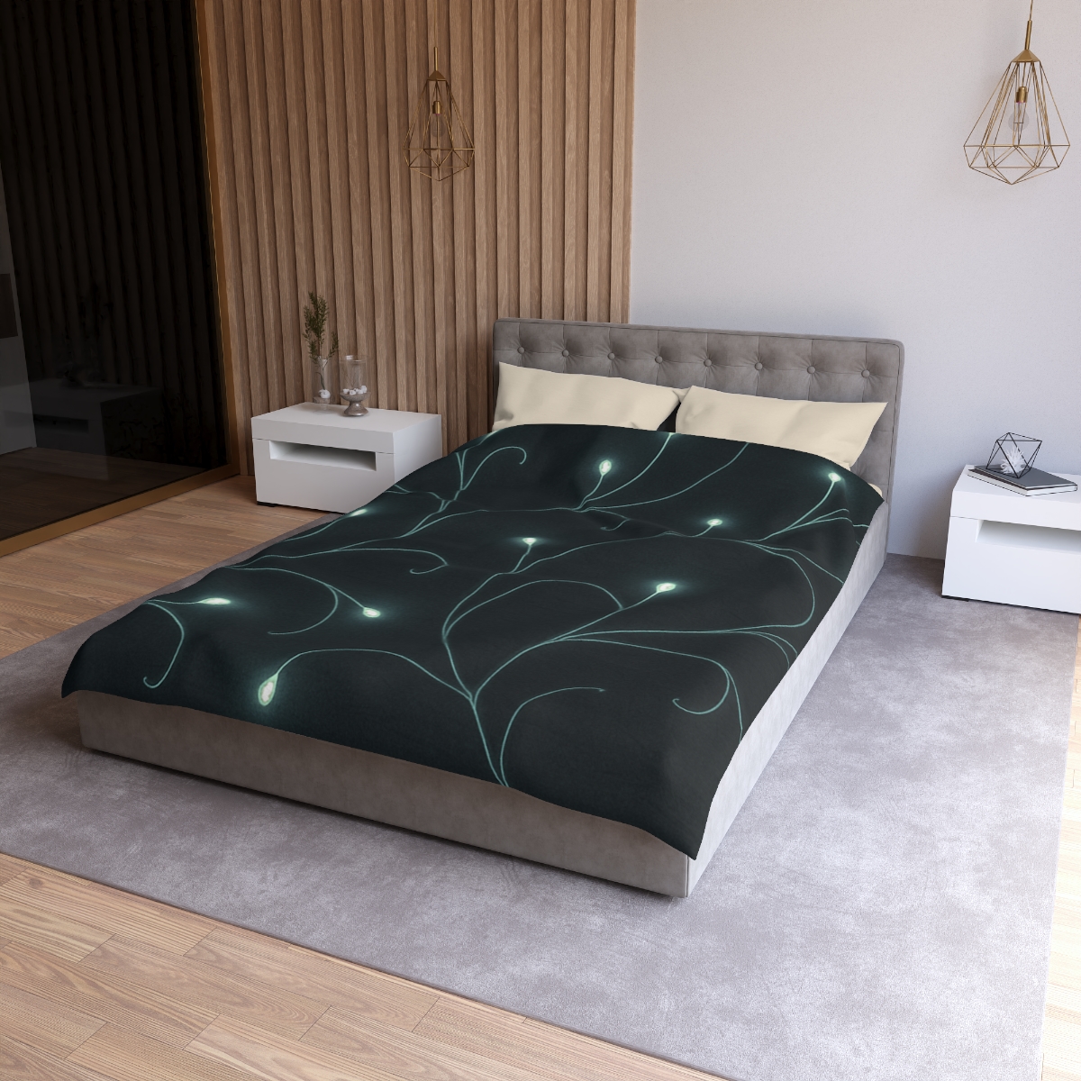 Starlit Vine Constellation soft comforter duvets