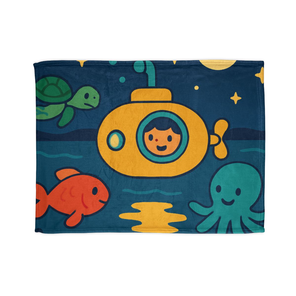 Starry Ocean Explorers trendy patterned blankets