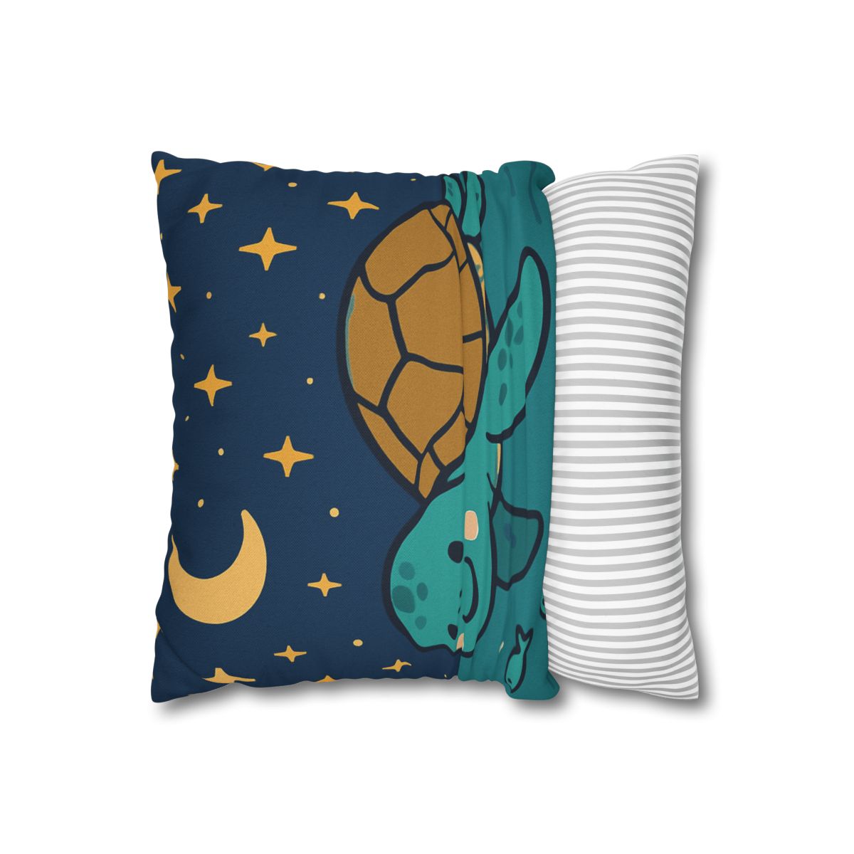 Starry Sea Turtle Voyage stylish decorative pillowcases