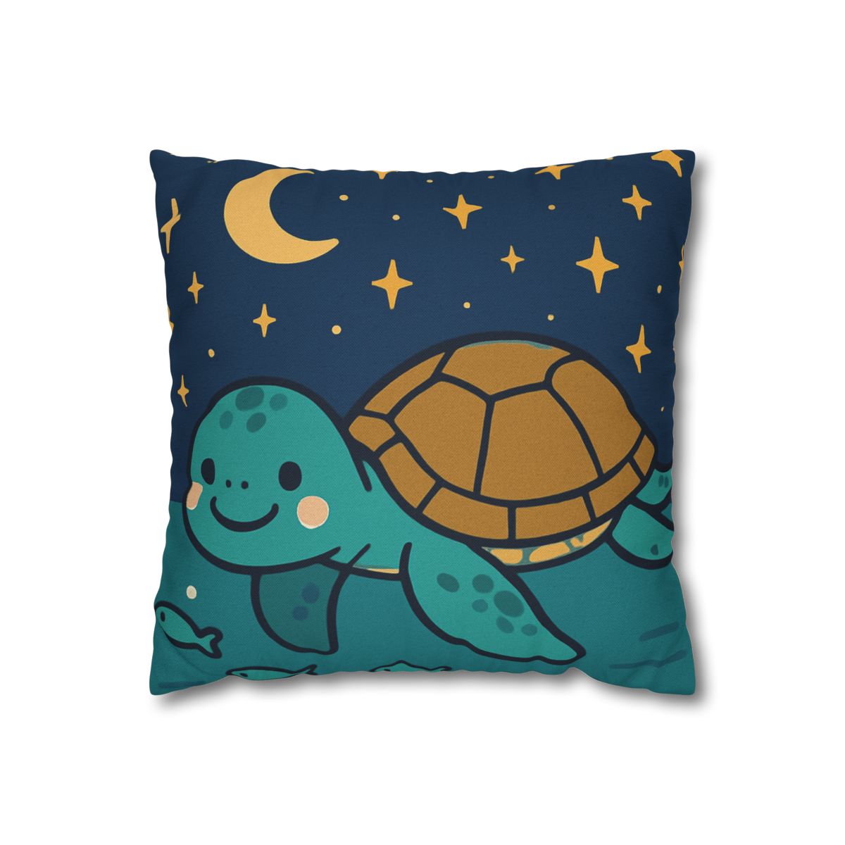 Starry Sea Turtle Voyage stylish decorative pillowcases