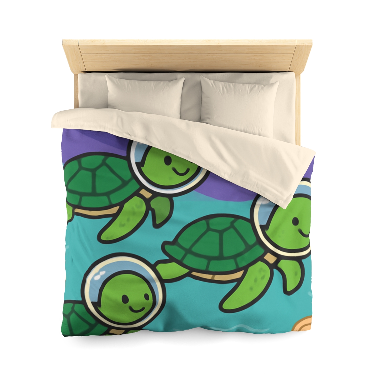 Starry Seas Turtle Team warm winter duvets