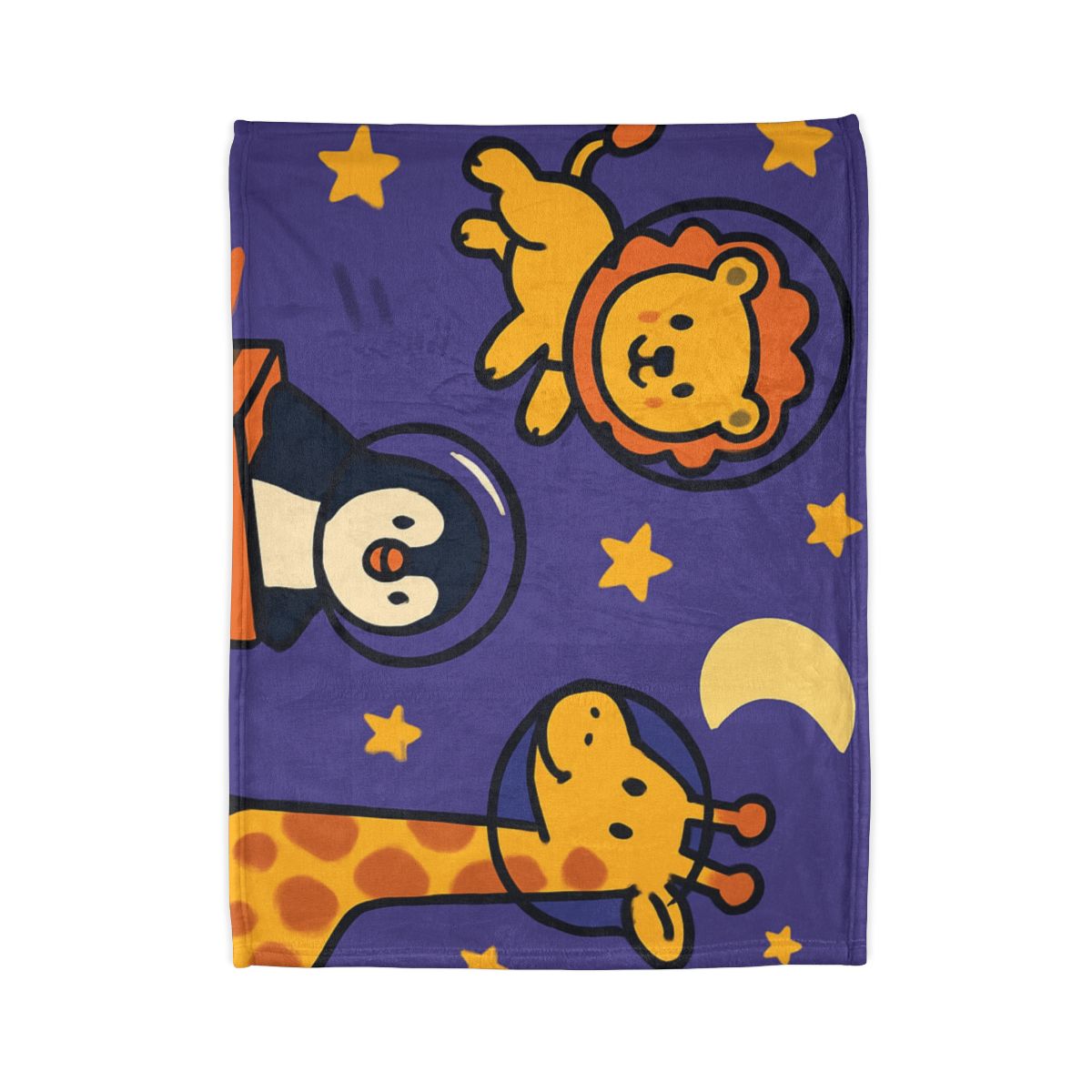Starry Space Zoo trendy patterned blankets