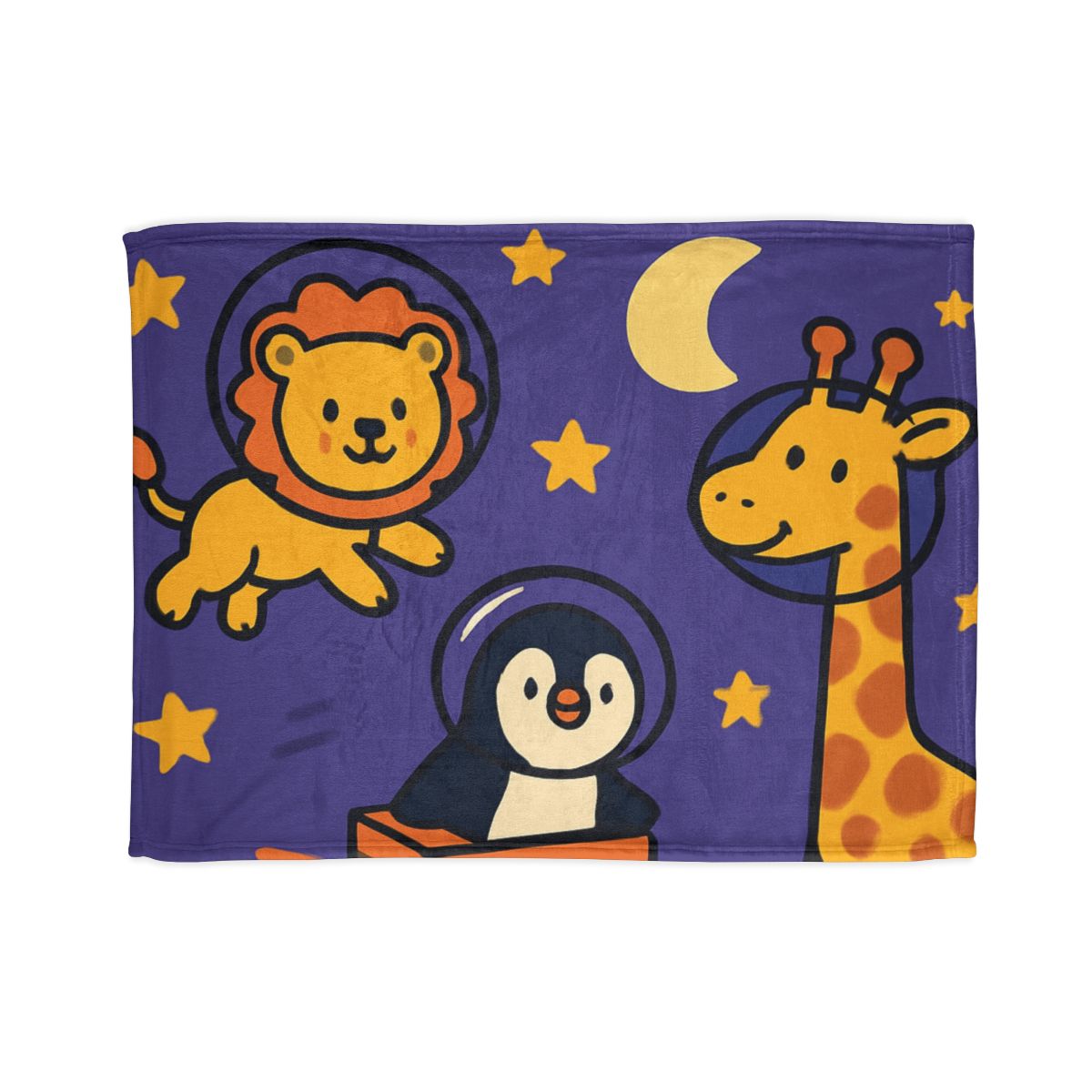 Starry Space Zoo trendy patterned blankets