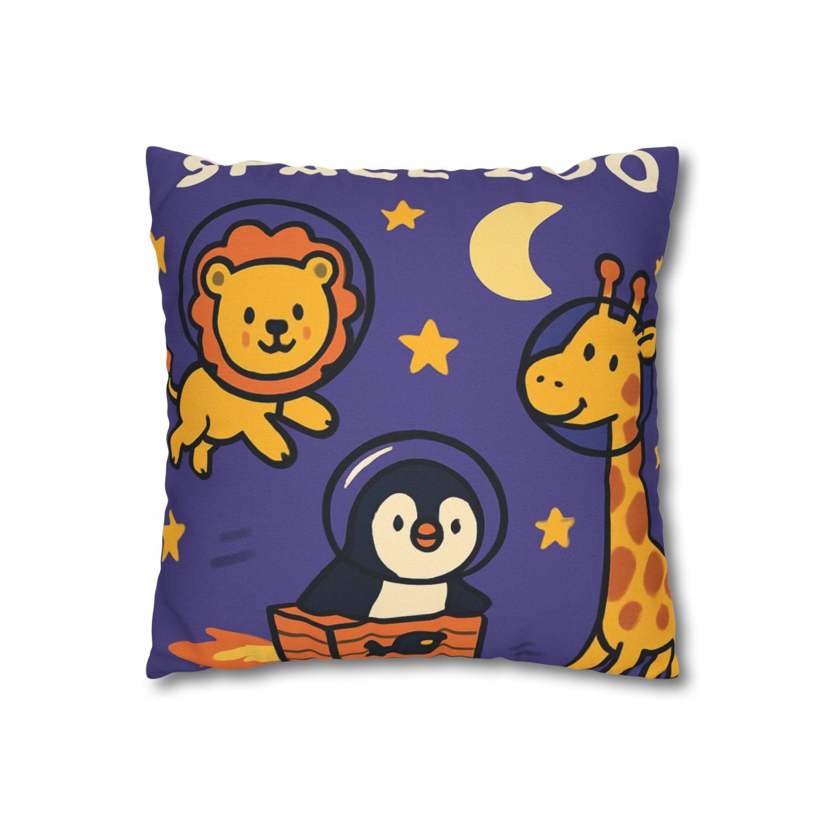 Starry Space Zoo custom pillow cases