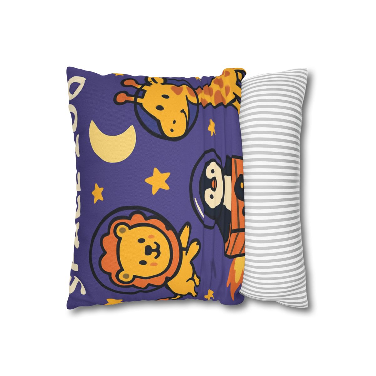Starry Space Zoo custom pillow cases