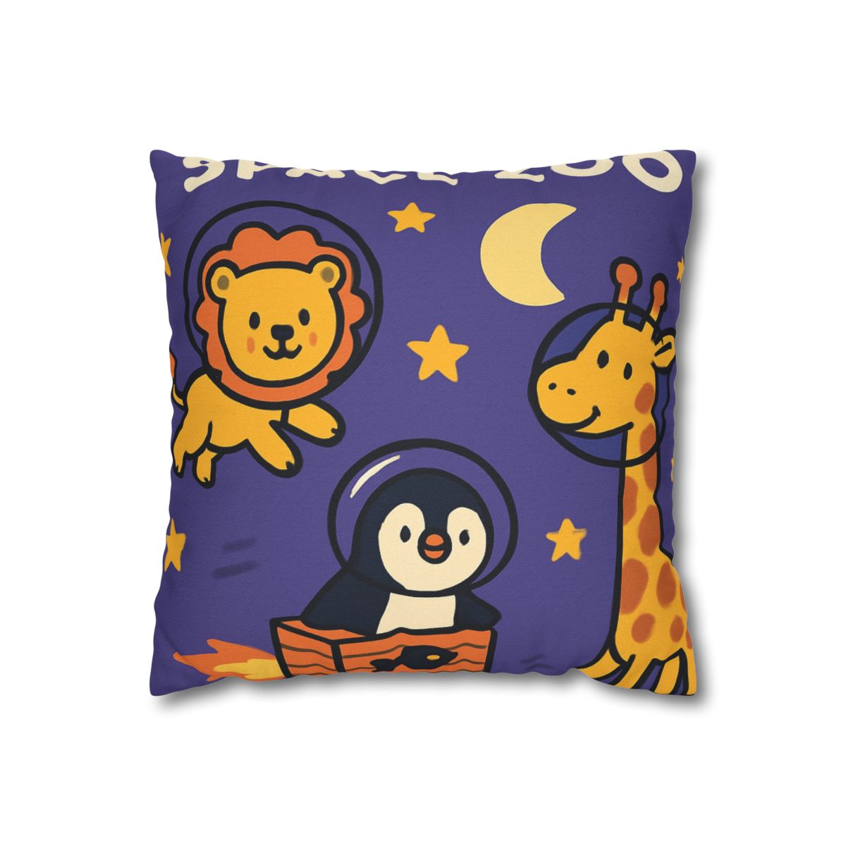 Starry Space Zoo custom pillow cases