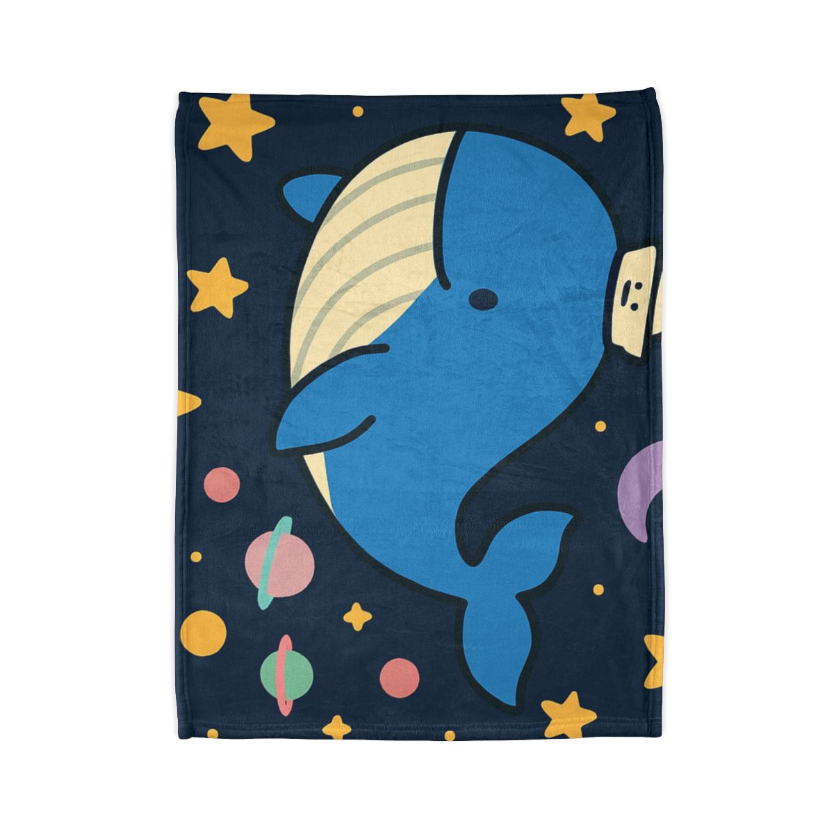 Starry Whale Adventure unique gift blanketscustom blankets