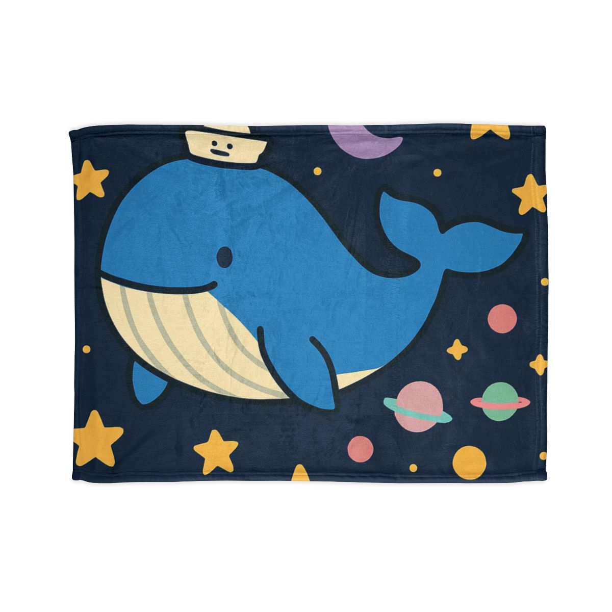 Starry Whale Adventure unique gift blanketscustom blankets