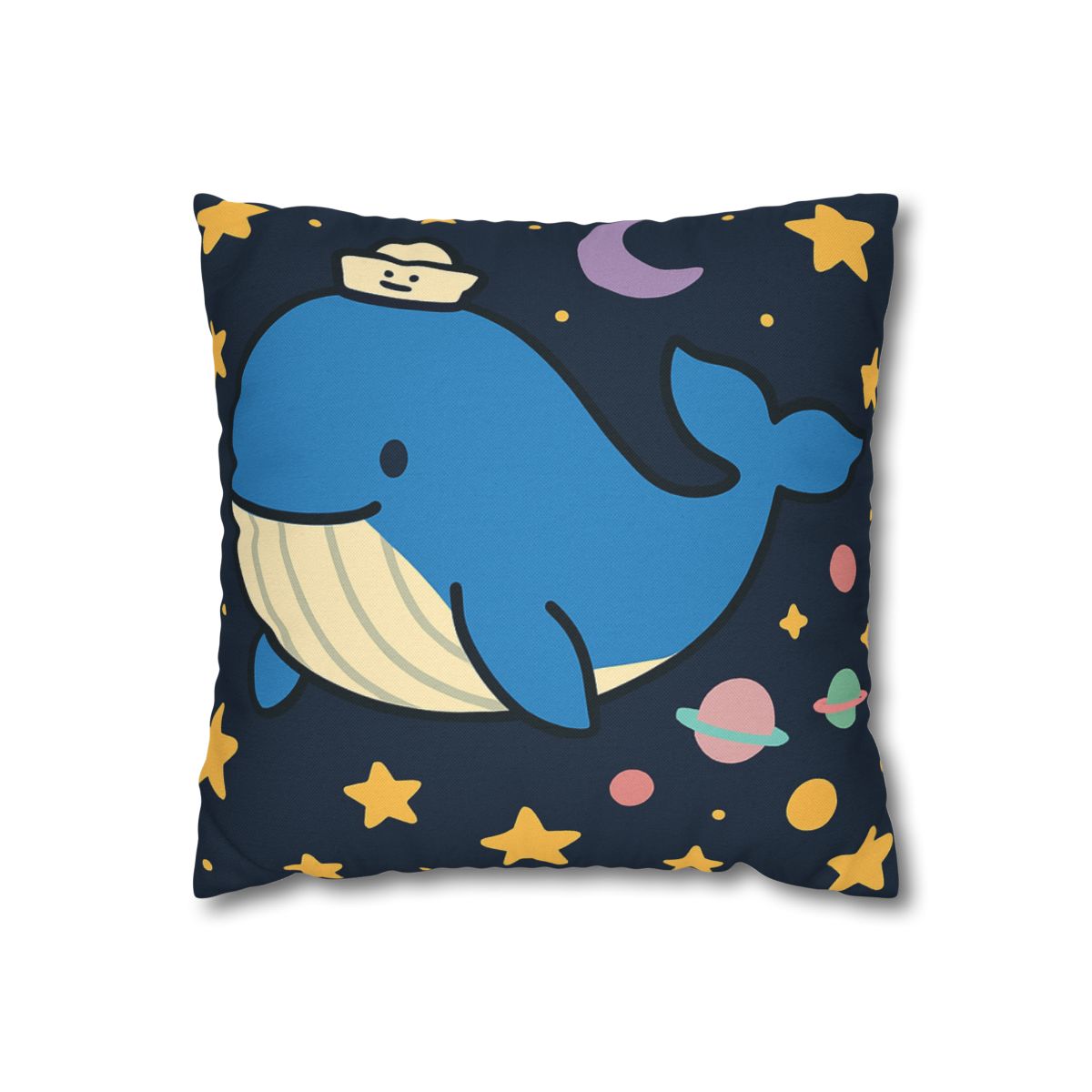 Starry Whale Adventure personalized pillow covers