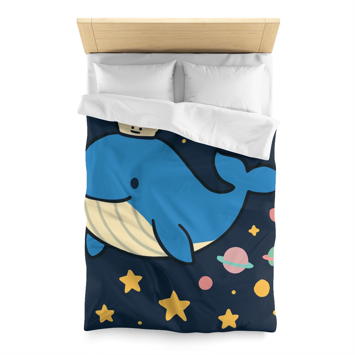 Starry Whale Adventure soft comforter duvets