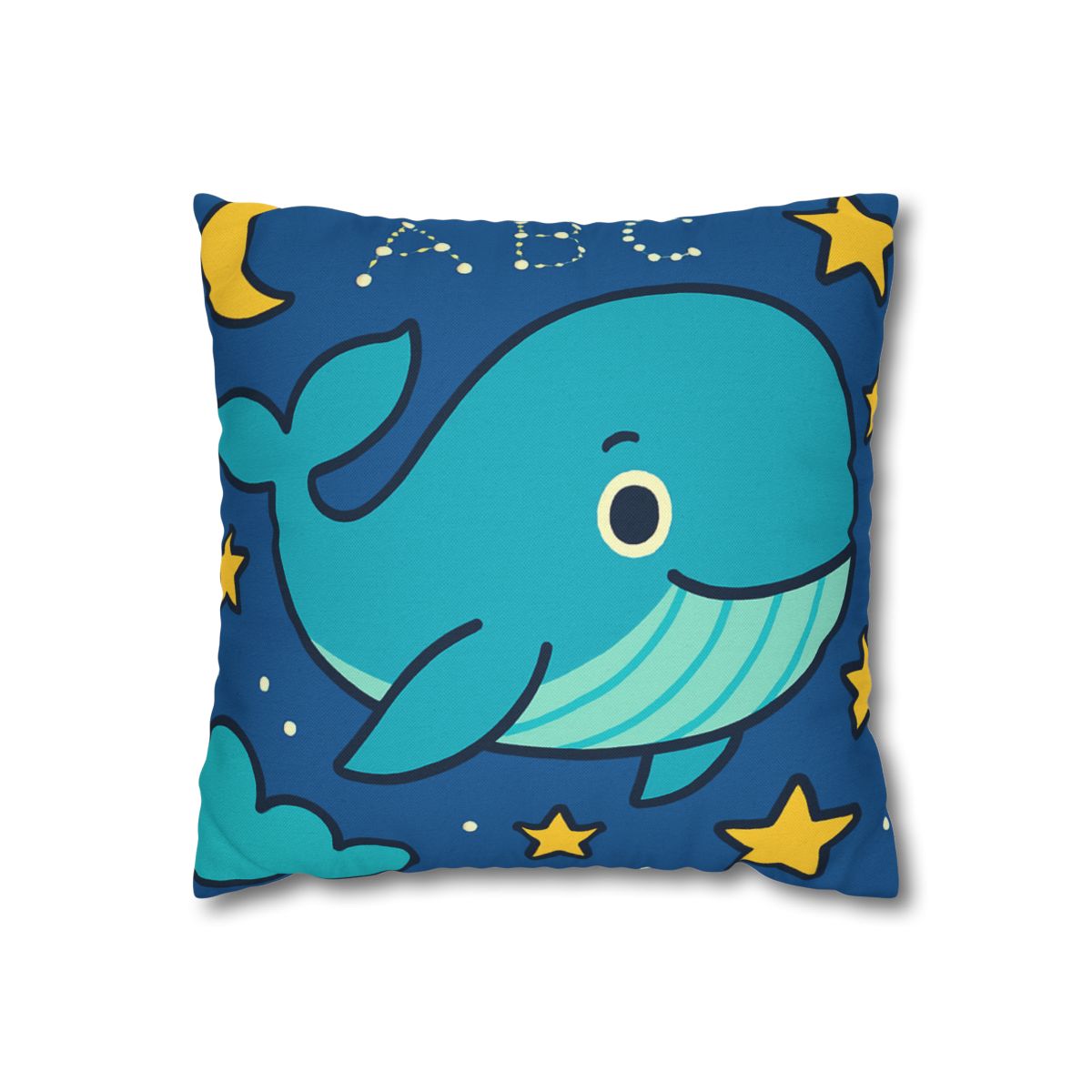 Starry Whale Expedition custom pillow cases