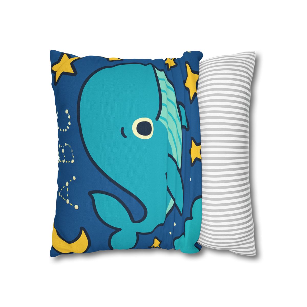 Starry Whale Expedition custom pillow cases