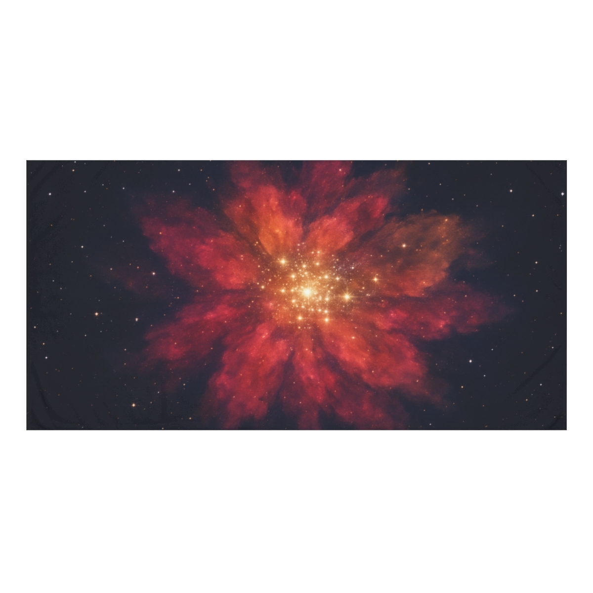 Starseed Bloom Cluster personalized bath towels