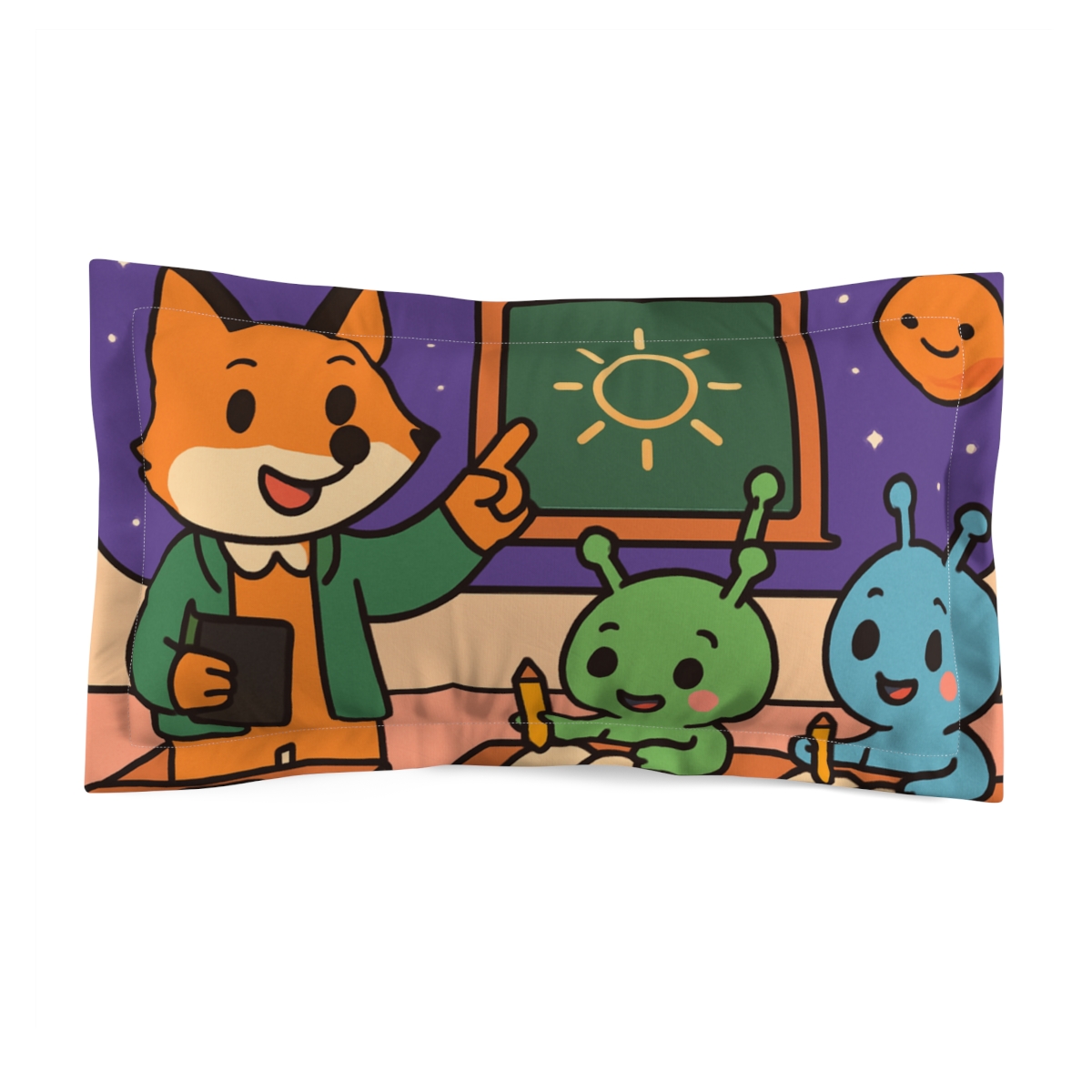 Starship Classroom Adventure stylish throw pillows