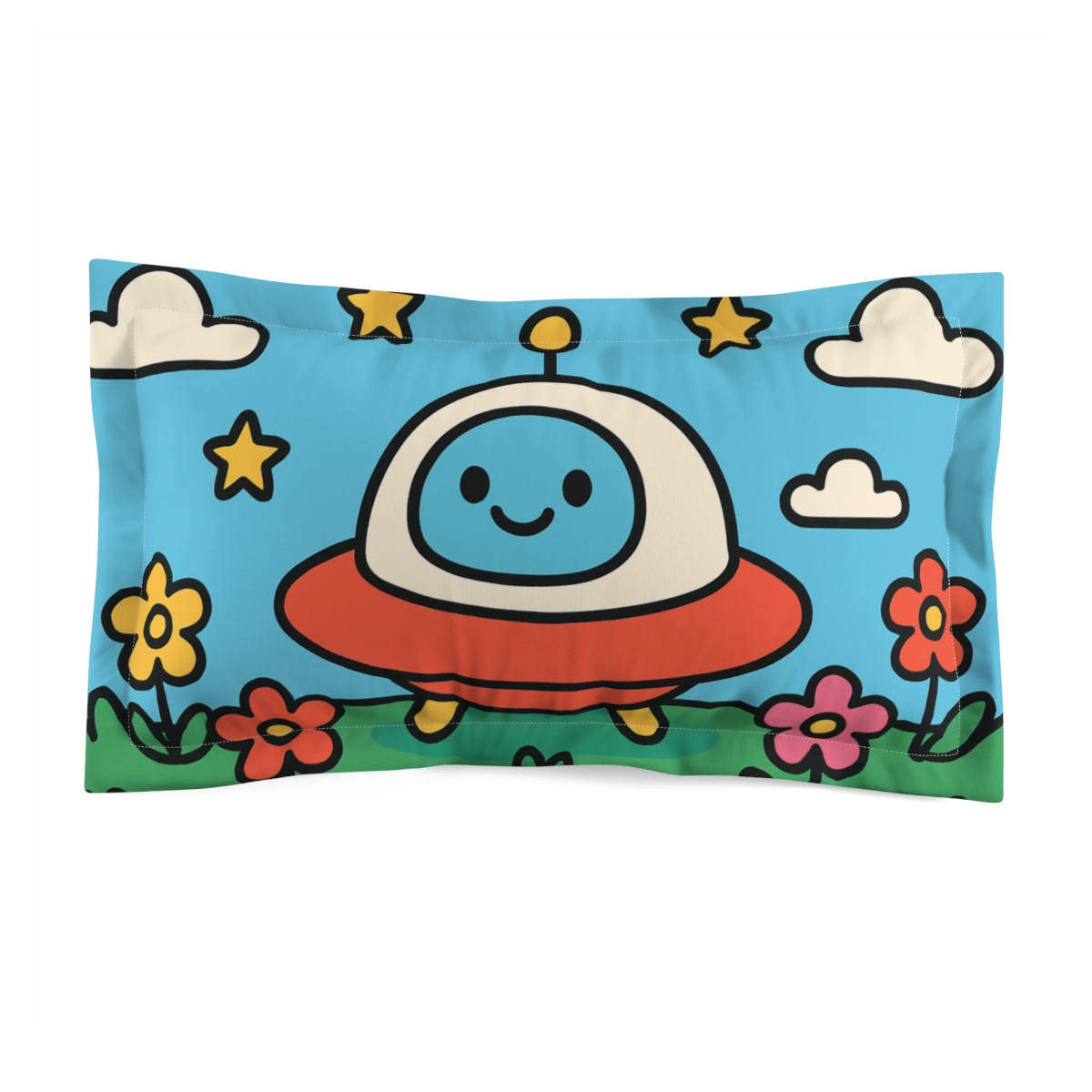Starship Meadow custom pillows
