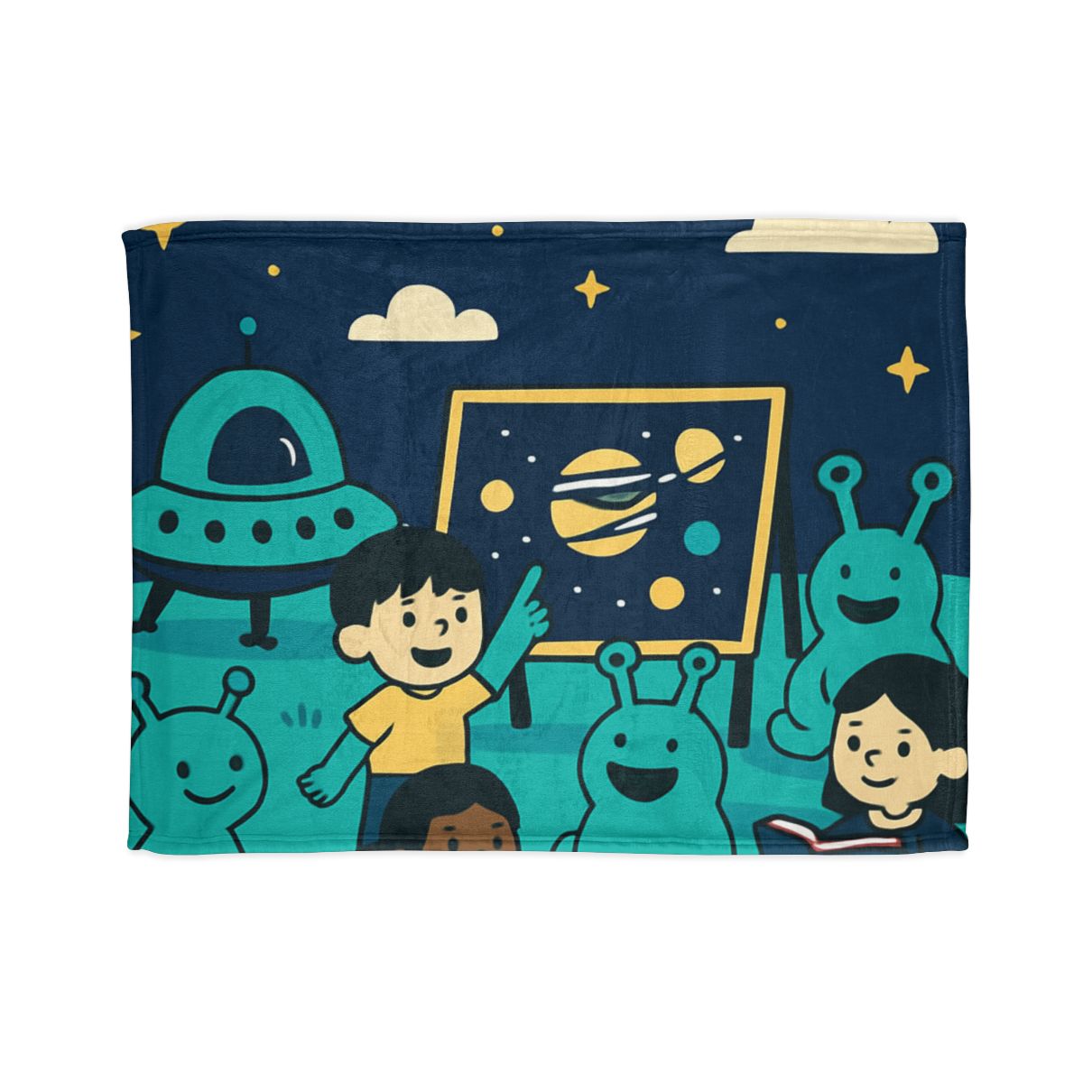 Starship Schoolyard warm winter blankets