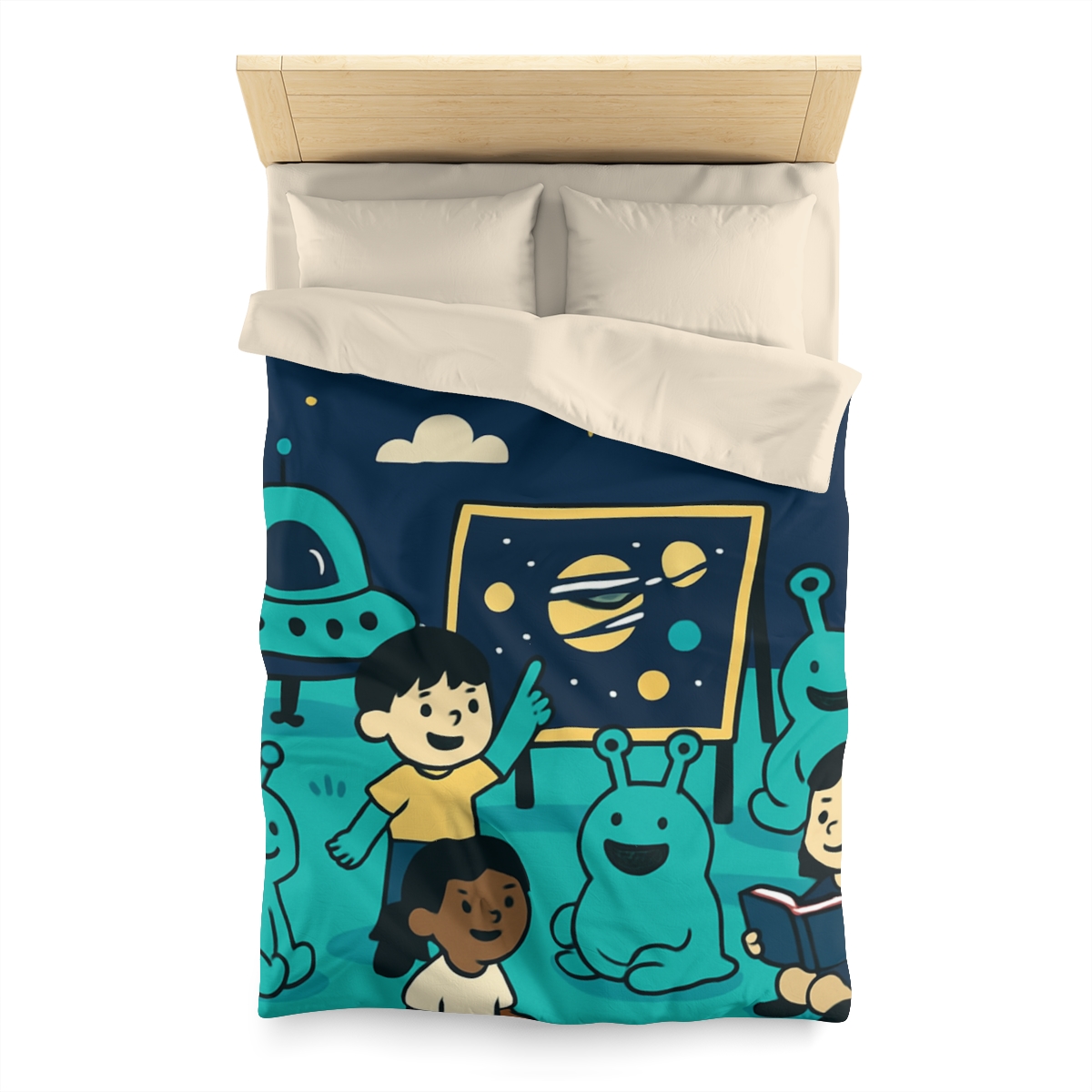 Starship Schoolyard soft comforter duvets