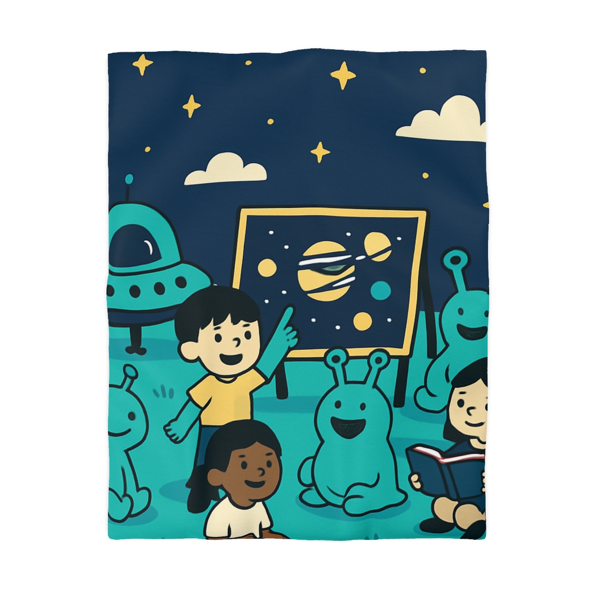 Starship Schoolyard soft comforter duvets