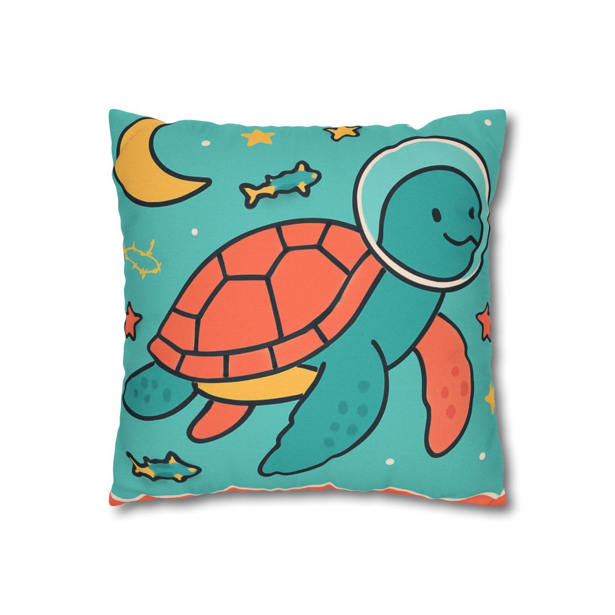 Starship Sea Turtle Explorer comfortable bedding pillow covers