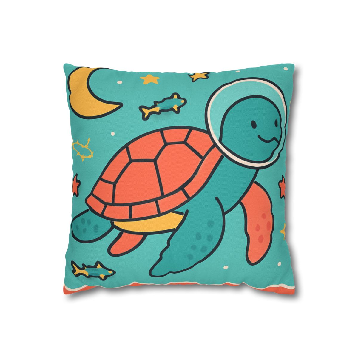Starship Sea Turtle Explorer comfortable bedding pillow covers