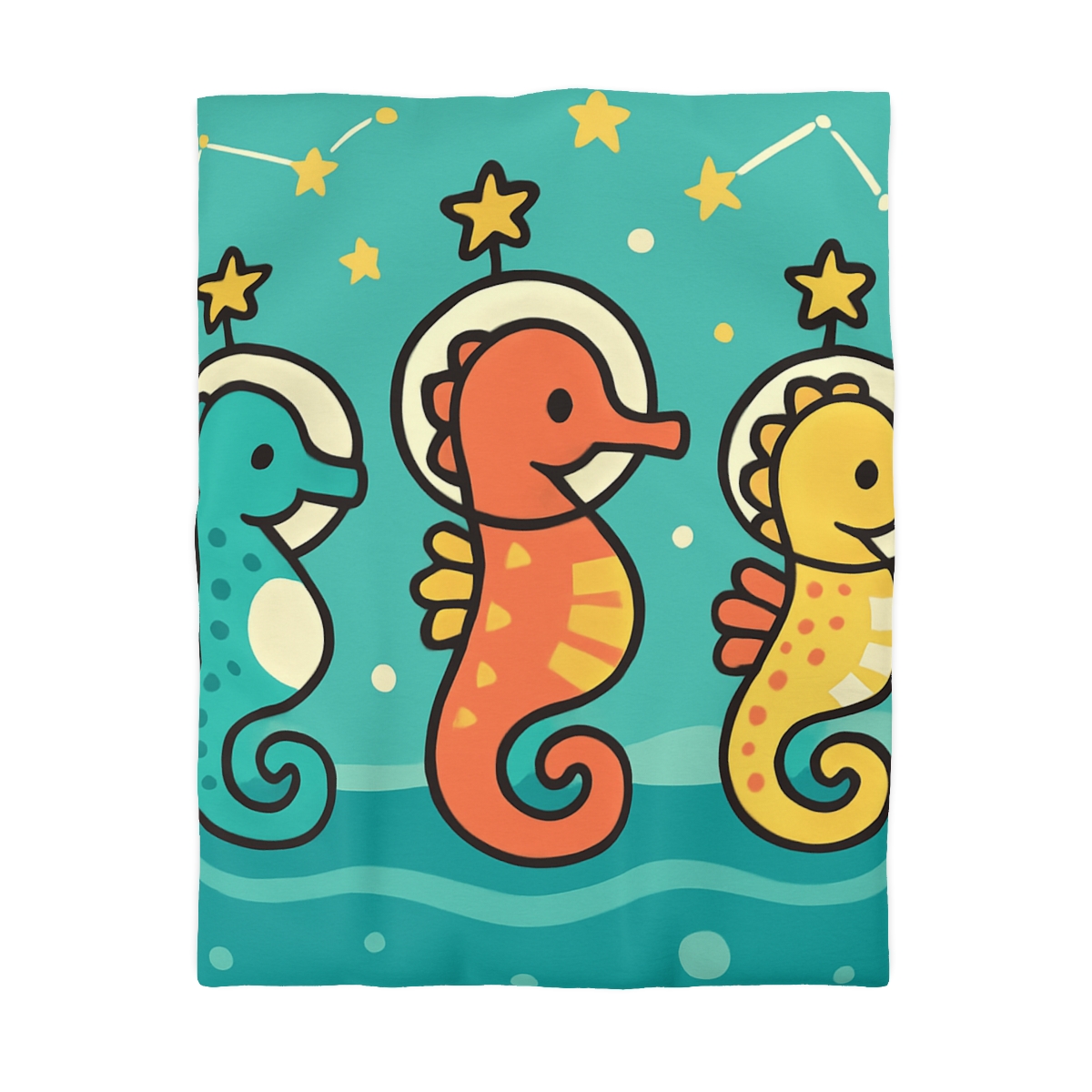 Starship Seahorse Parade trendy bedroom duvets