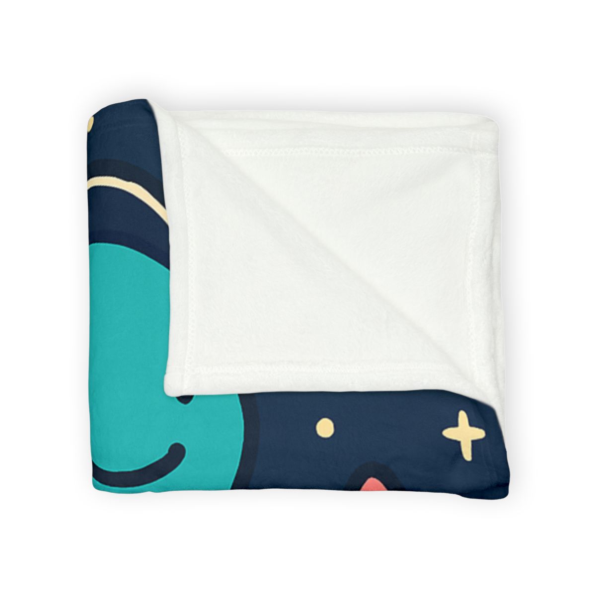 Starship Space Whale Adventure soft fleece blankets