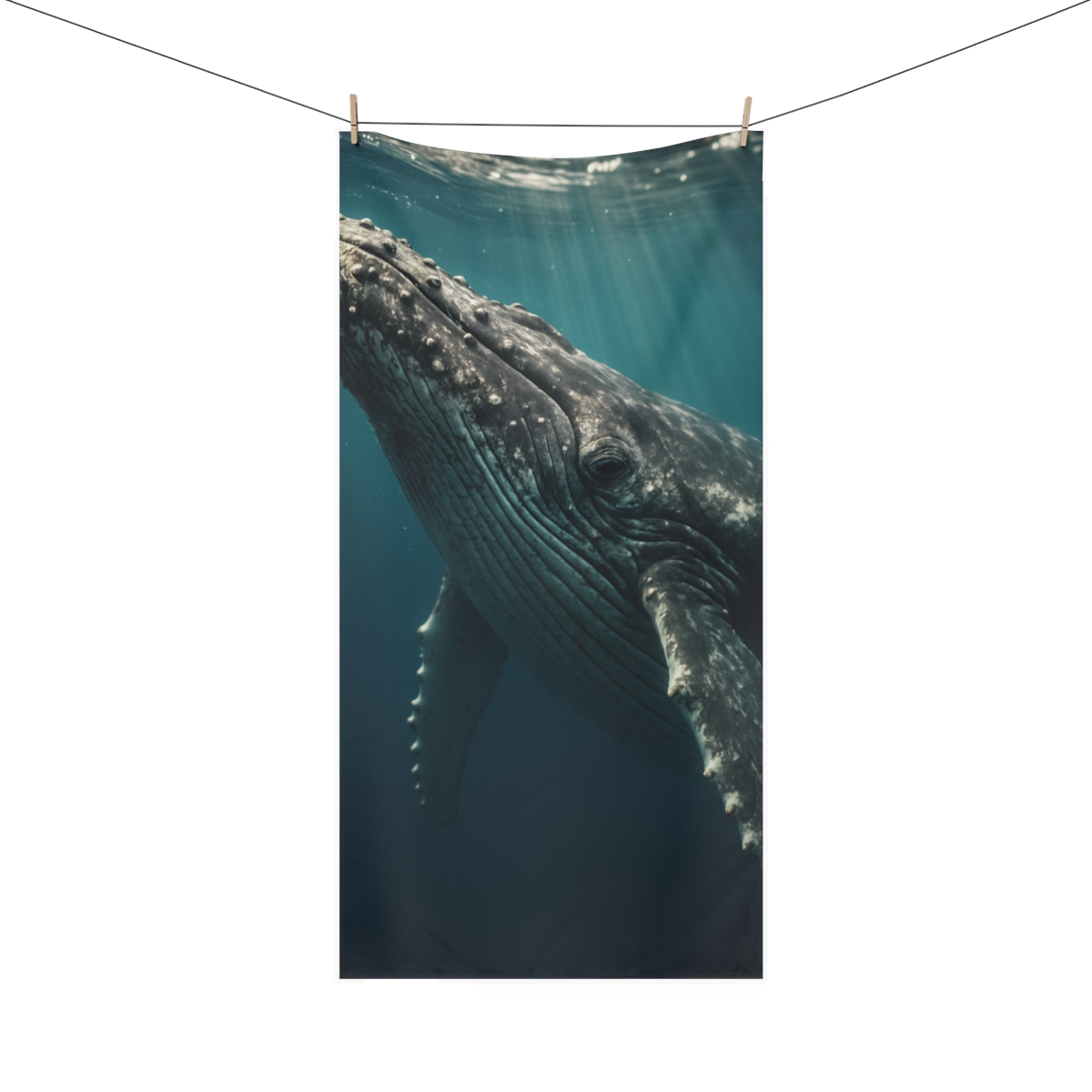 Starwave Singer Humpback Whale comfortable face towels