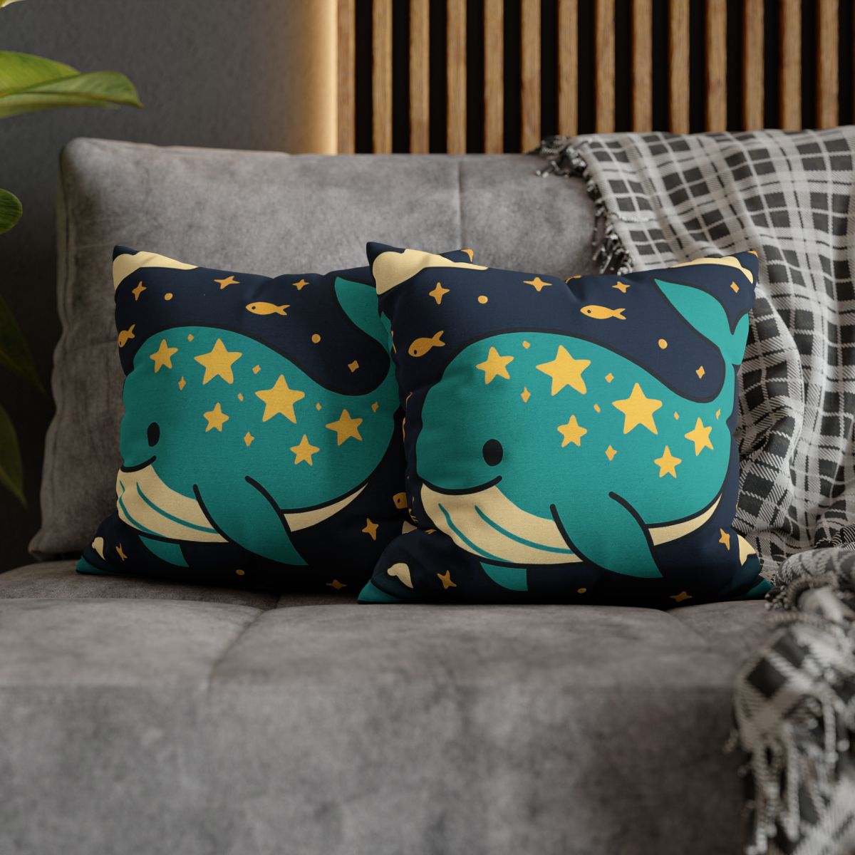 Starwhale Ocean Voyage unique gift pillow cases