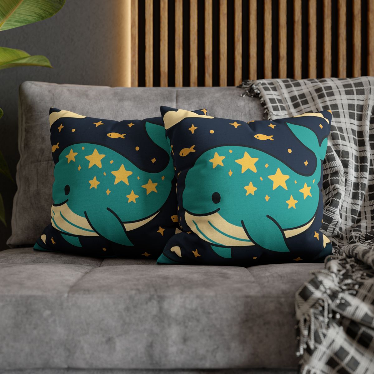 Starwhale Ocean Voyage unique gift pillow cases
