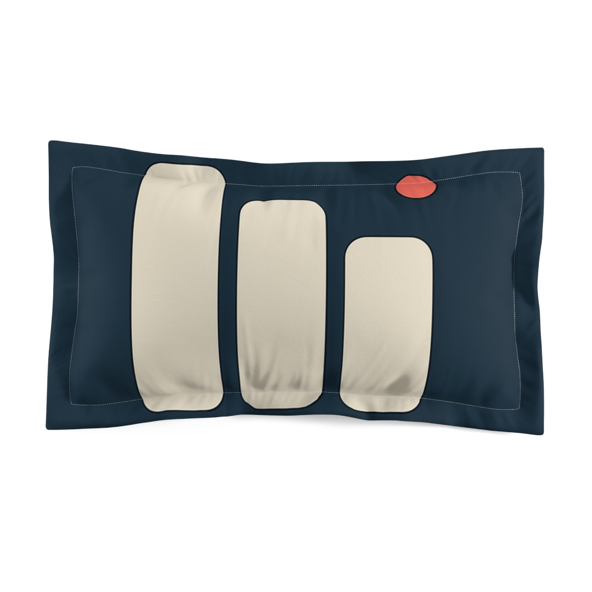 Steady Triplet And Small Accent unique shape pillows