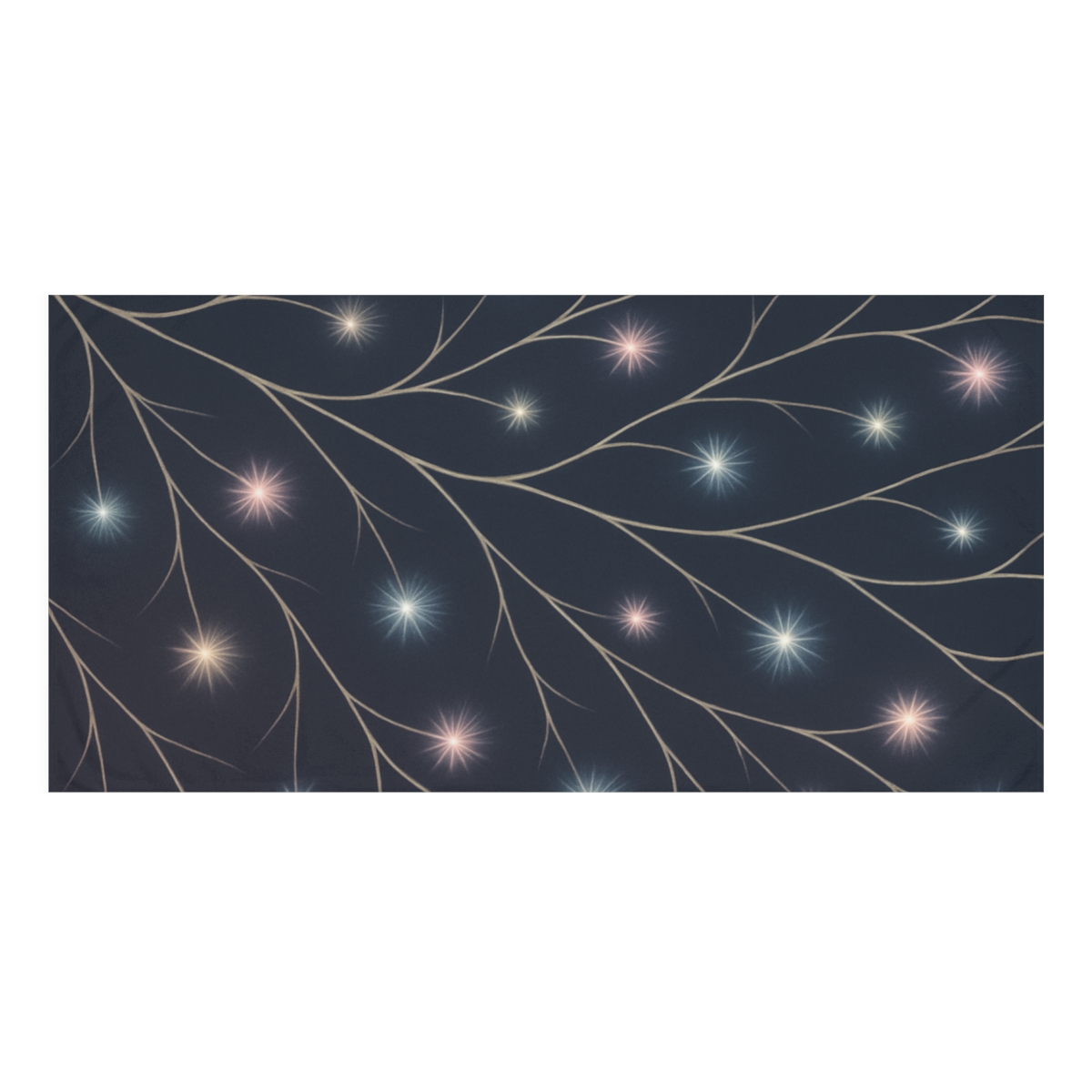 Stellar Bloom Lattice decorative home towels