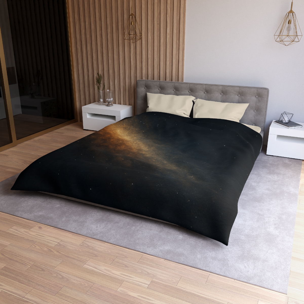 Stellar Dust Cascade warm winter duvets