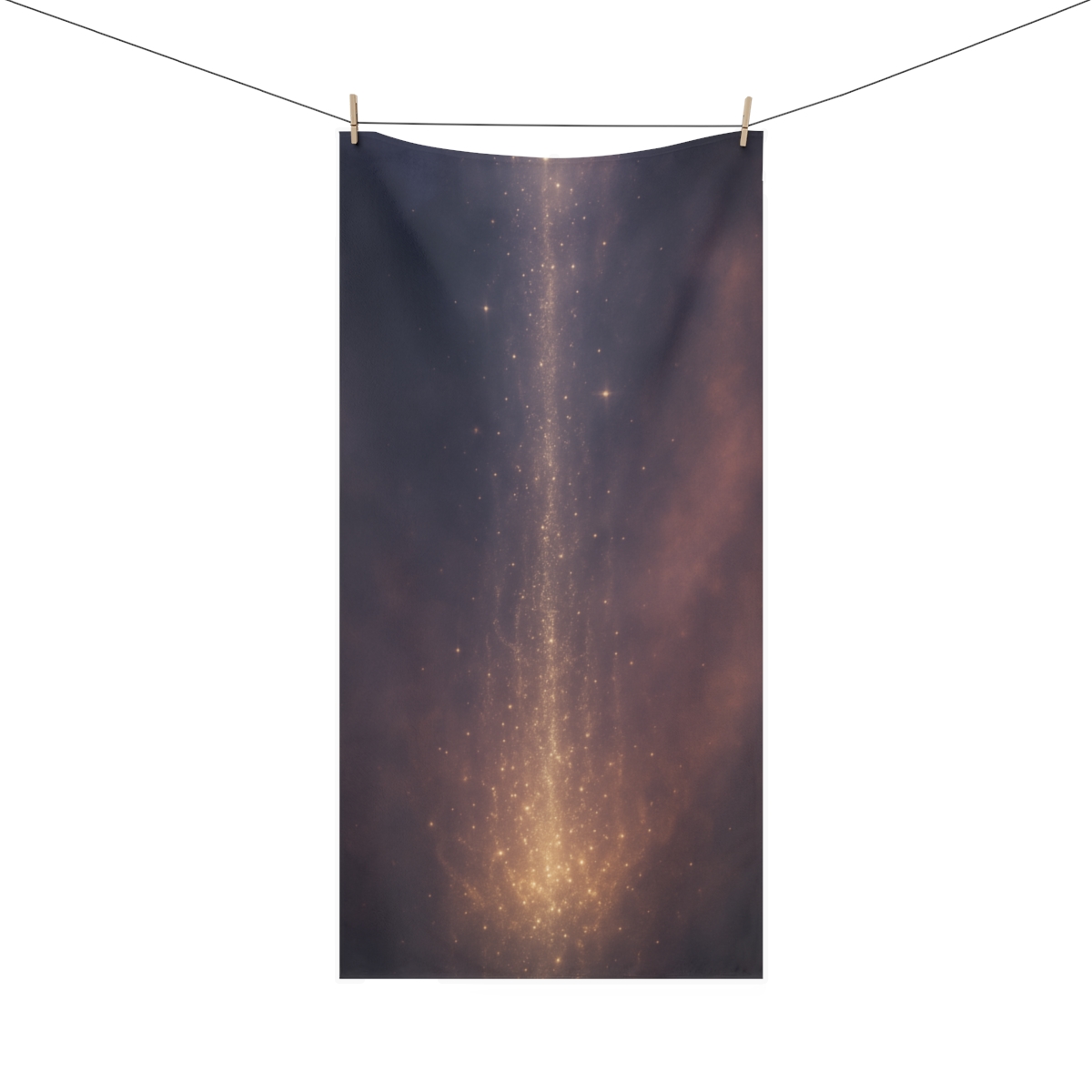 Stellar Dust Cascade Pendant decorative home towelscustom towels