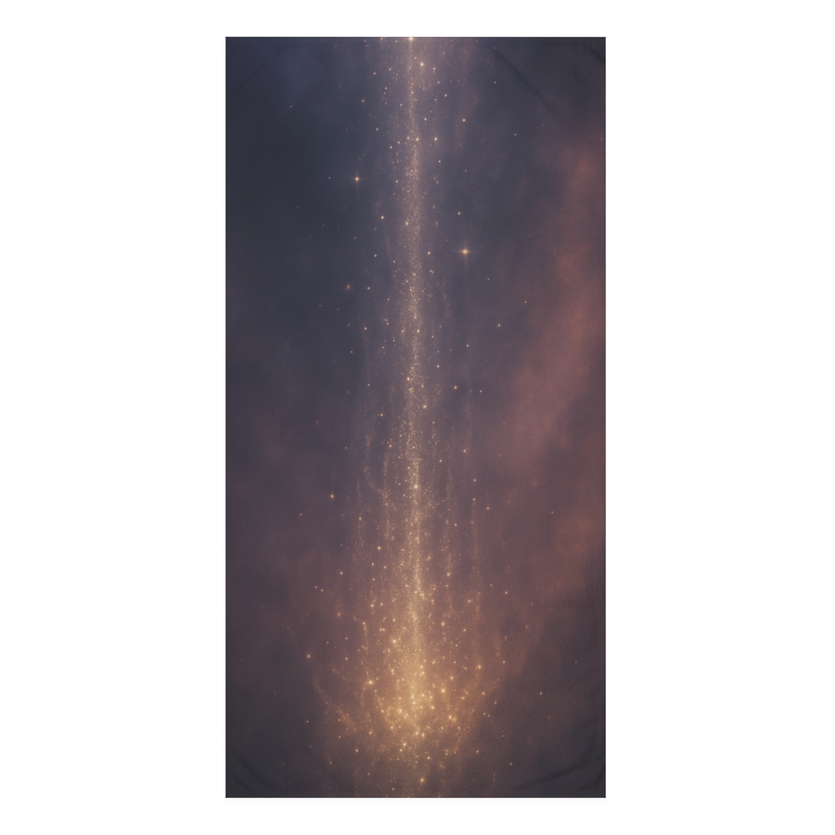 Stellar Dust Cascade Pendant decorative home towelscustom towels