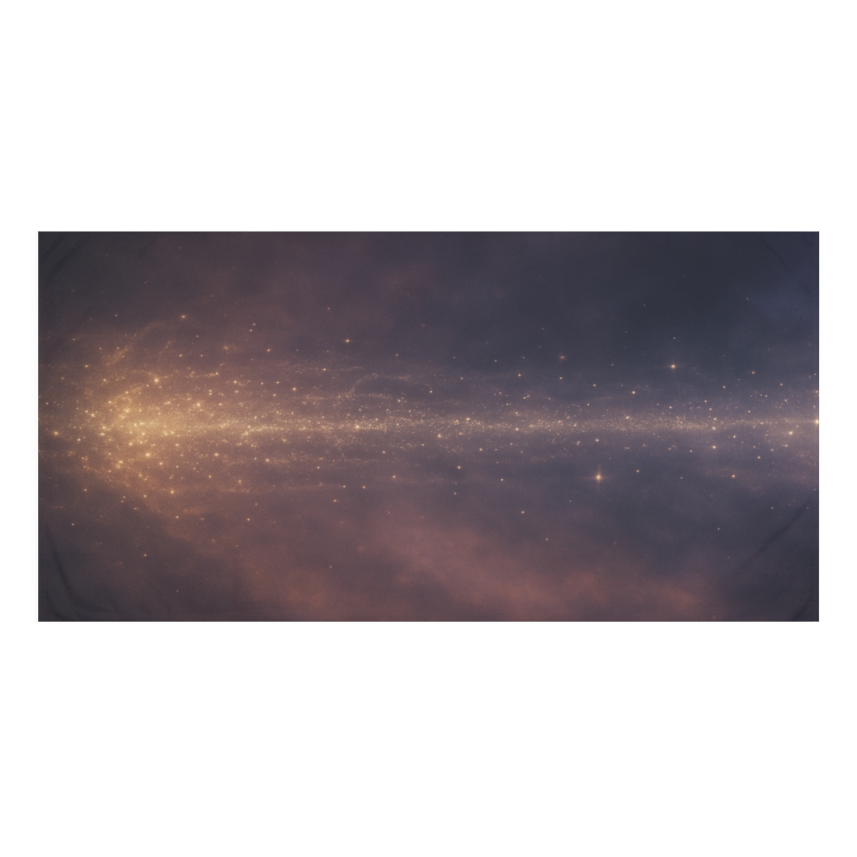Stellar Dust Cascade Pendant decorative home towelscustom towels
