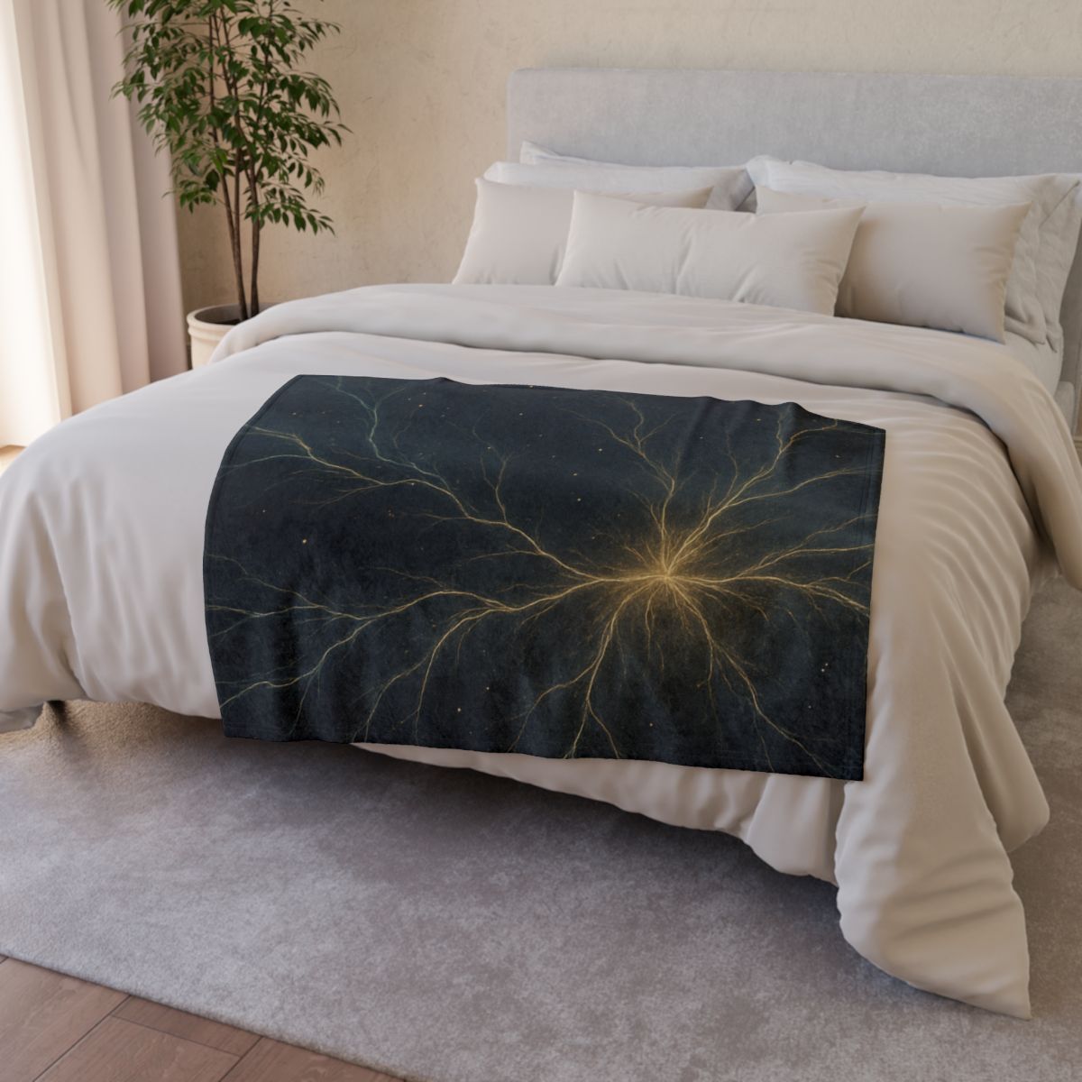 Stellar Filament Symphony soft fleece blankets