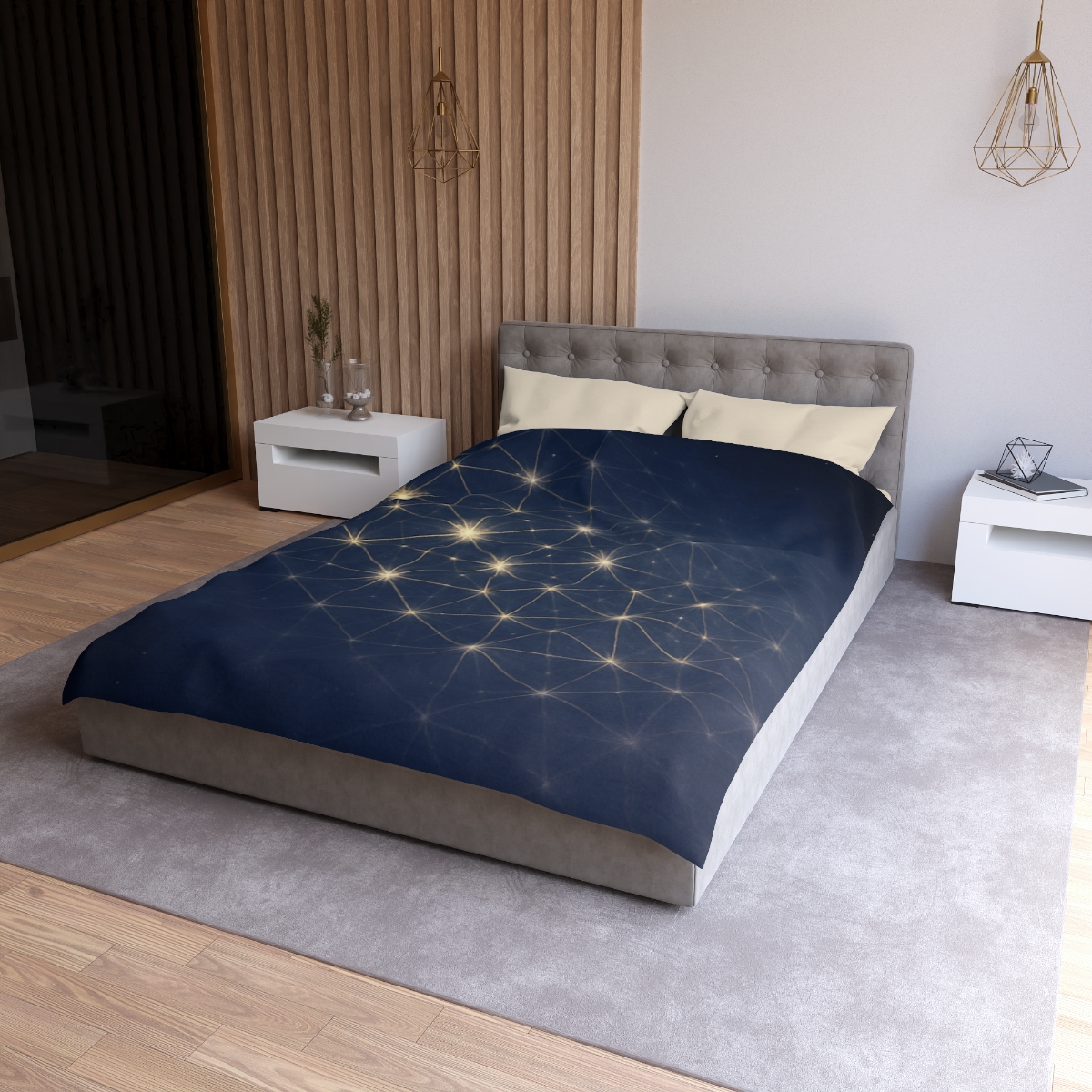 Stellar Lattice Bloom trendy bedroom duvets