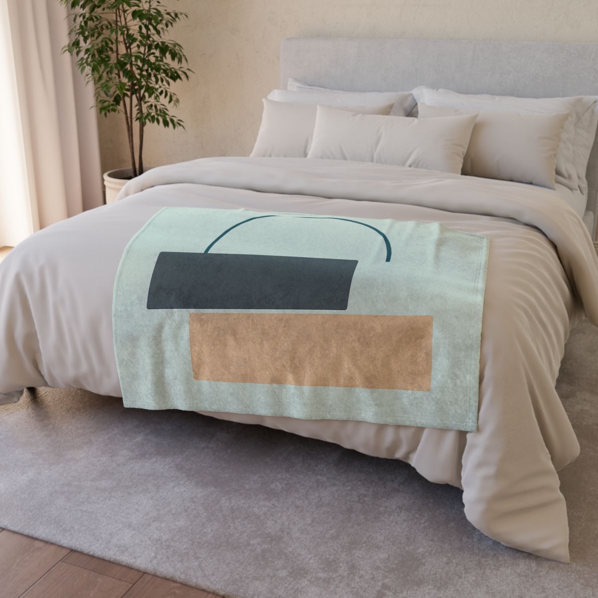 Stepped Arc And Twin Slabs personalized cozy blankets