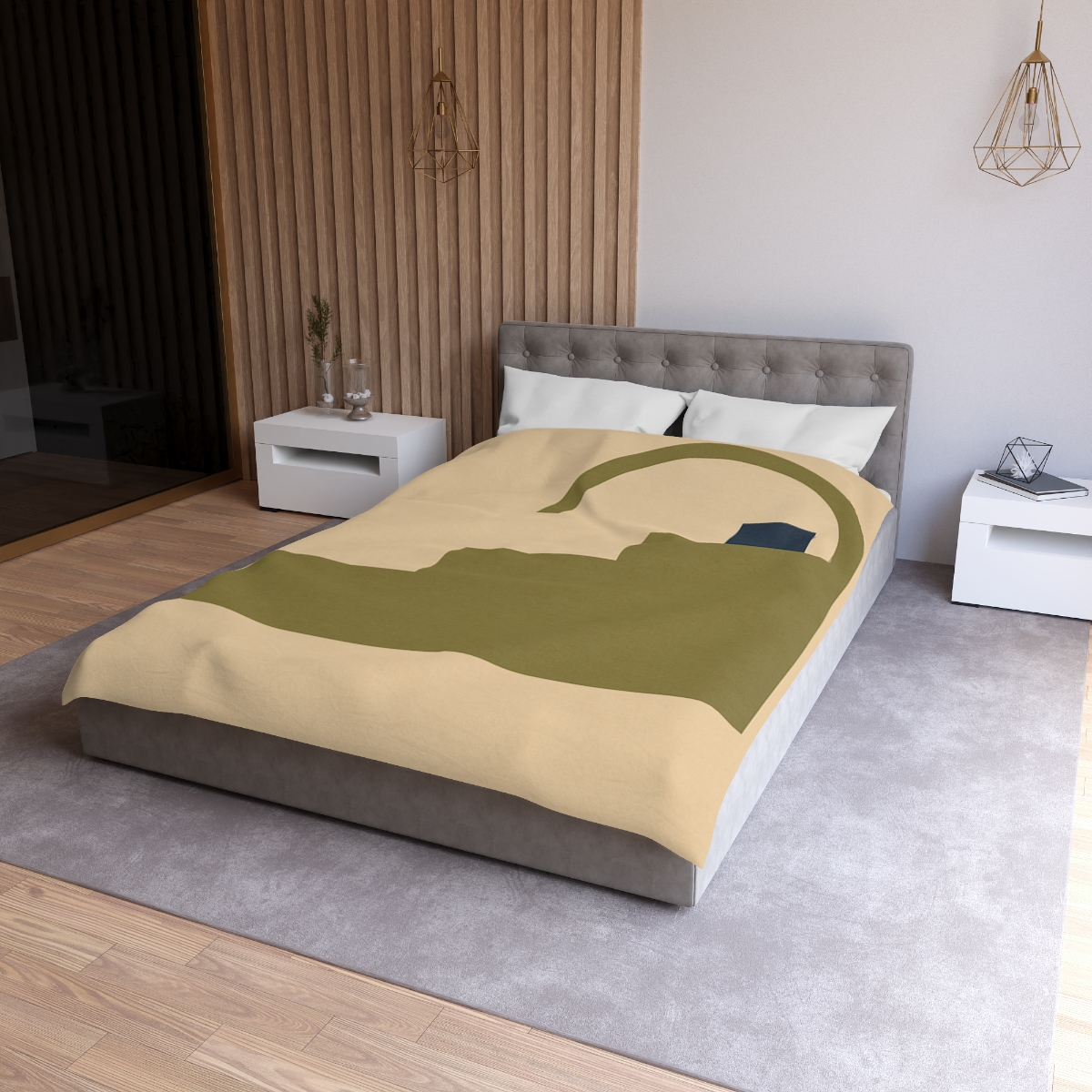 Stepped Arc Composition unique patterned duvets