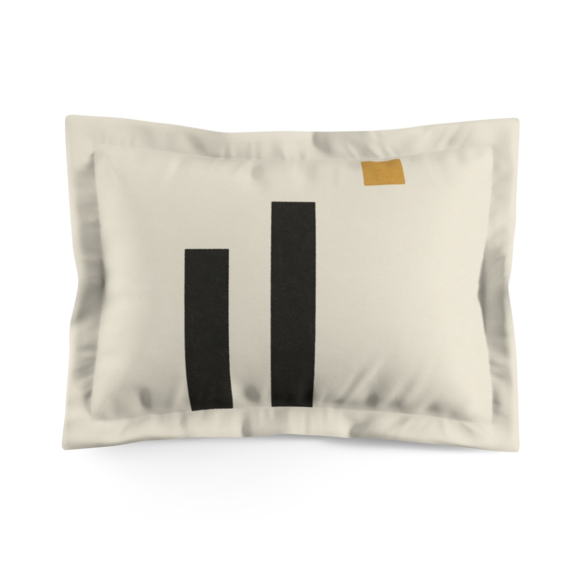 Stepped Bars In Cosmic Stillness trendy accent pillows