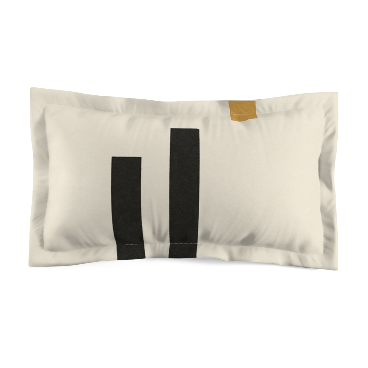 Stepped Bars In Cosmic Stillness trendy accent pillows