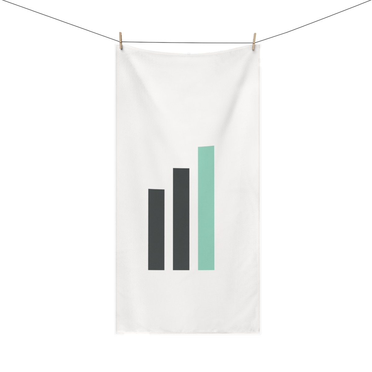 Stepped Bars In Still Field comfortable face towels