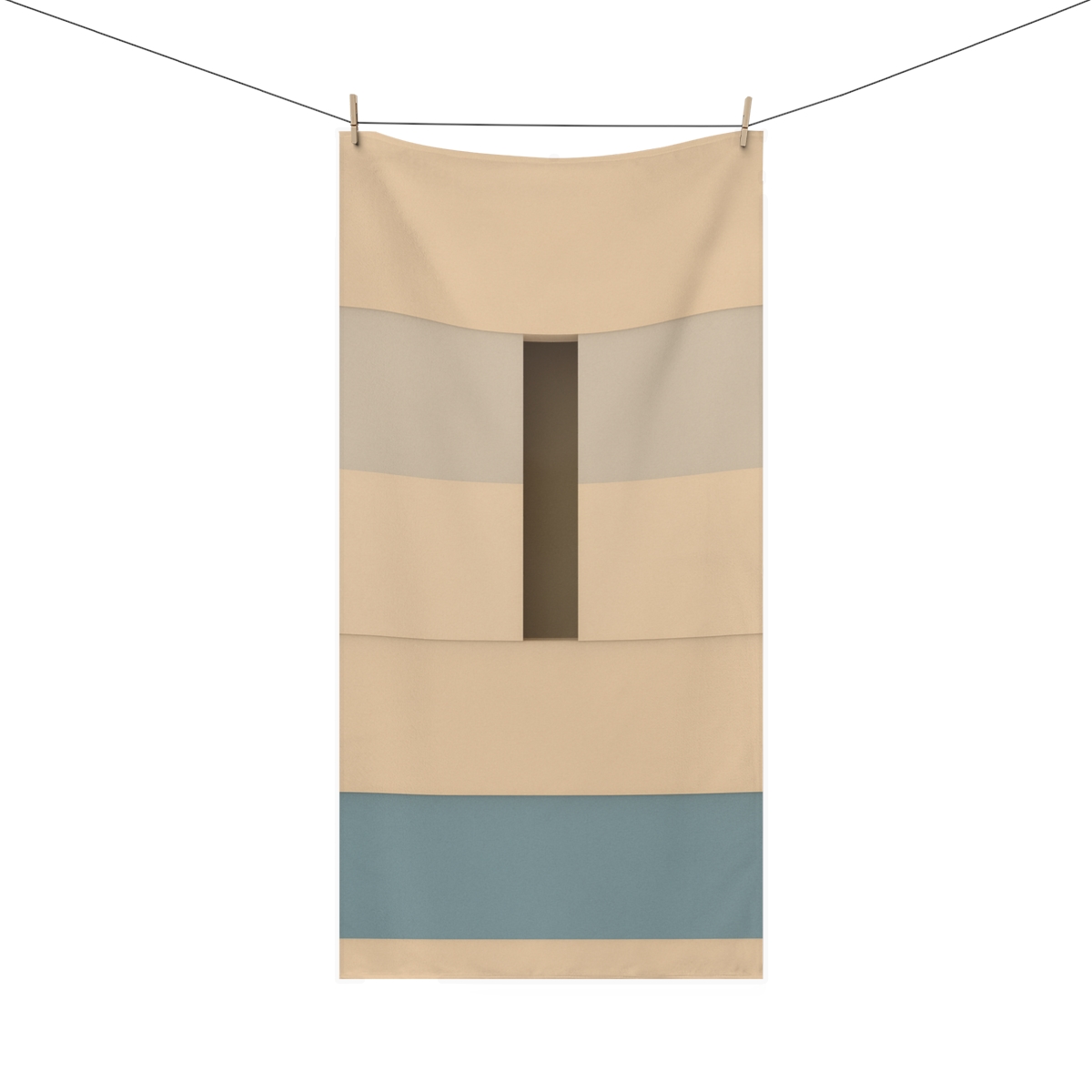 Stepped Bars With Open Window custom towels