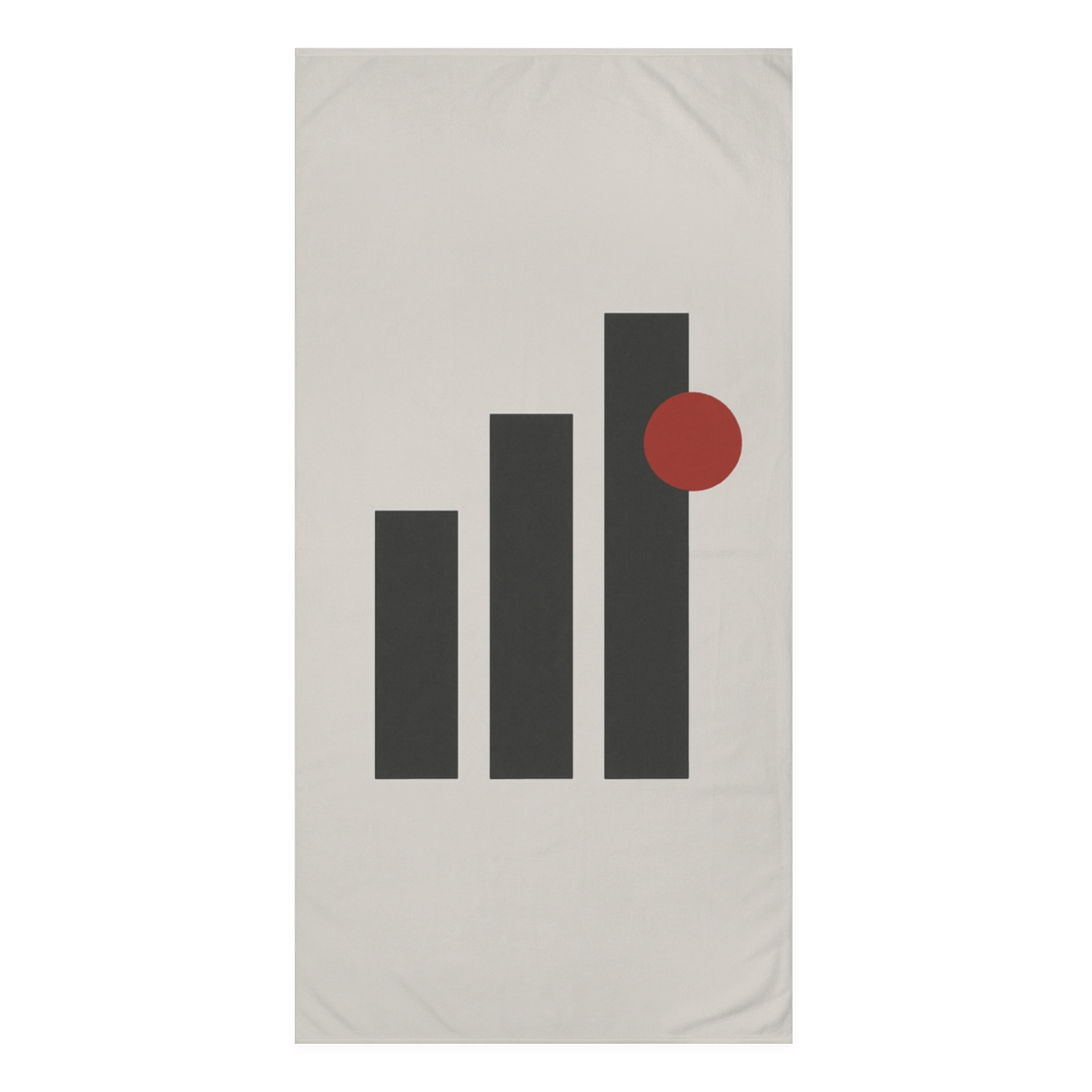 Stepped Bars With Tiny Eclipse designer printed towels