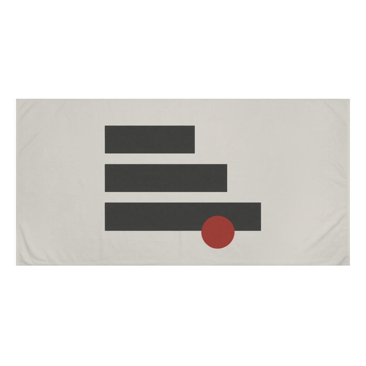 Stepped Bars With Tiny Eclipse designer printed towels
