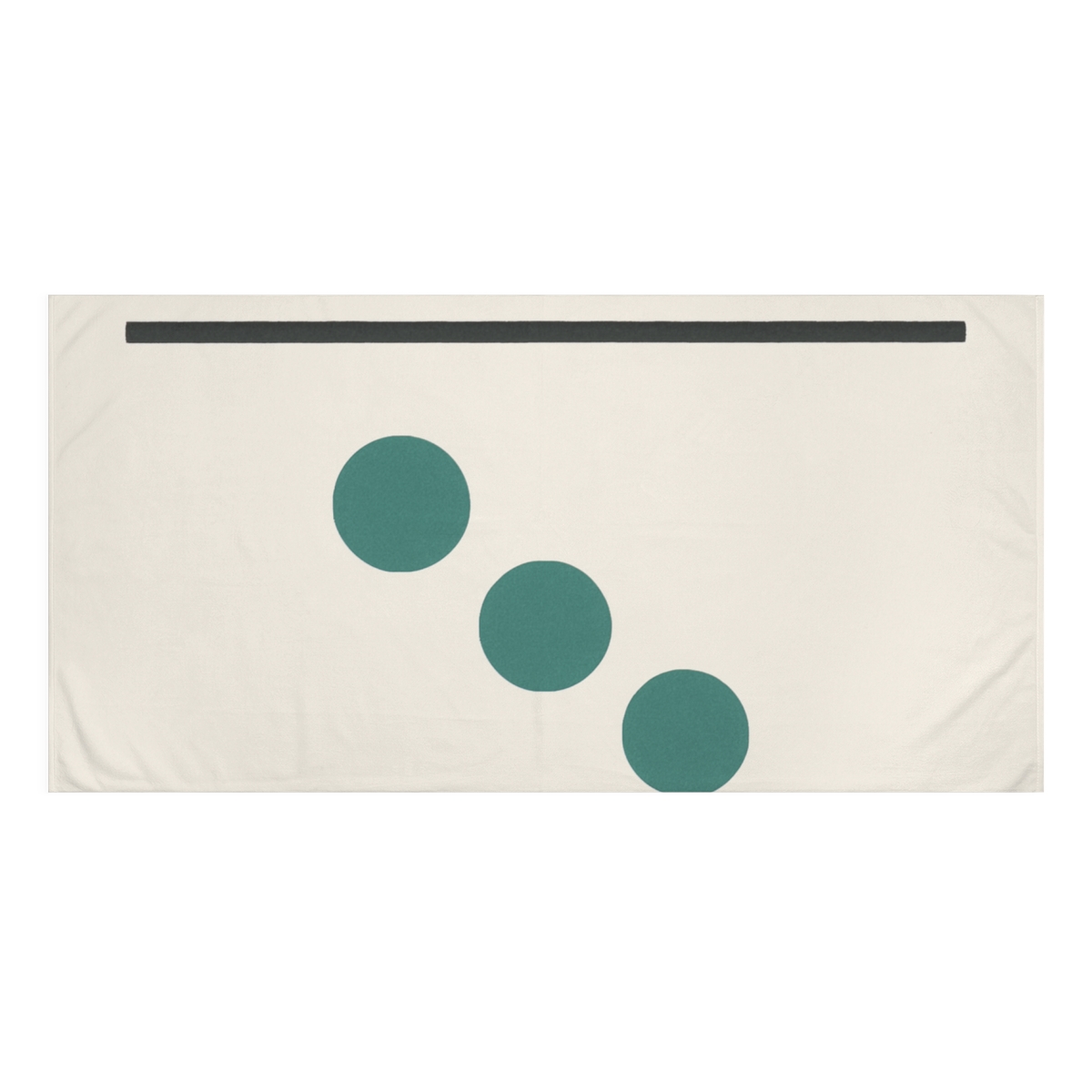 Stepped Circle And Bar Dialogue soft cotton towels