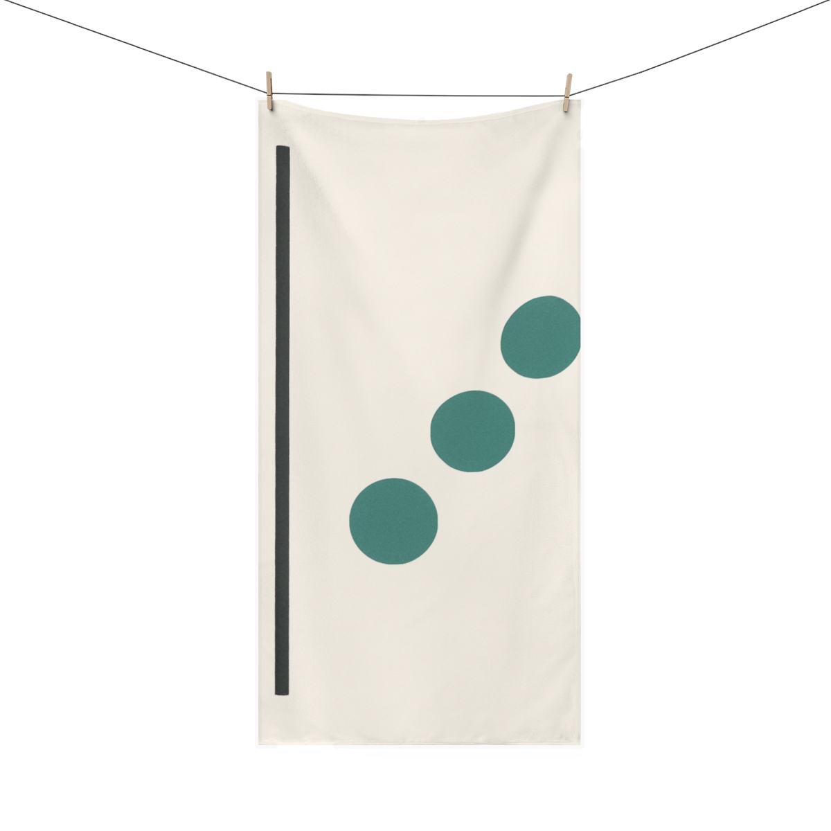 Stepped Circle And Bar Dialogue soft cotton towels