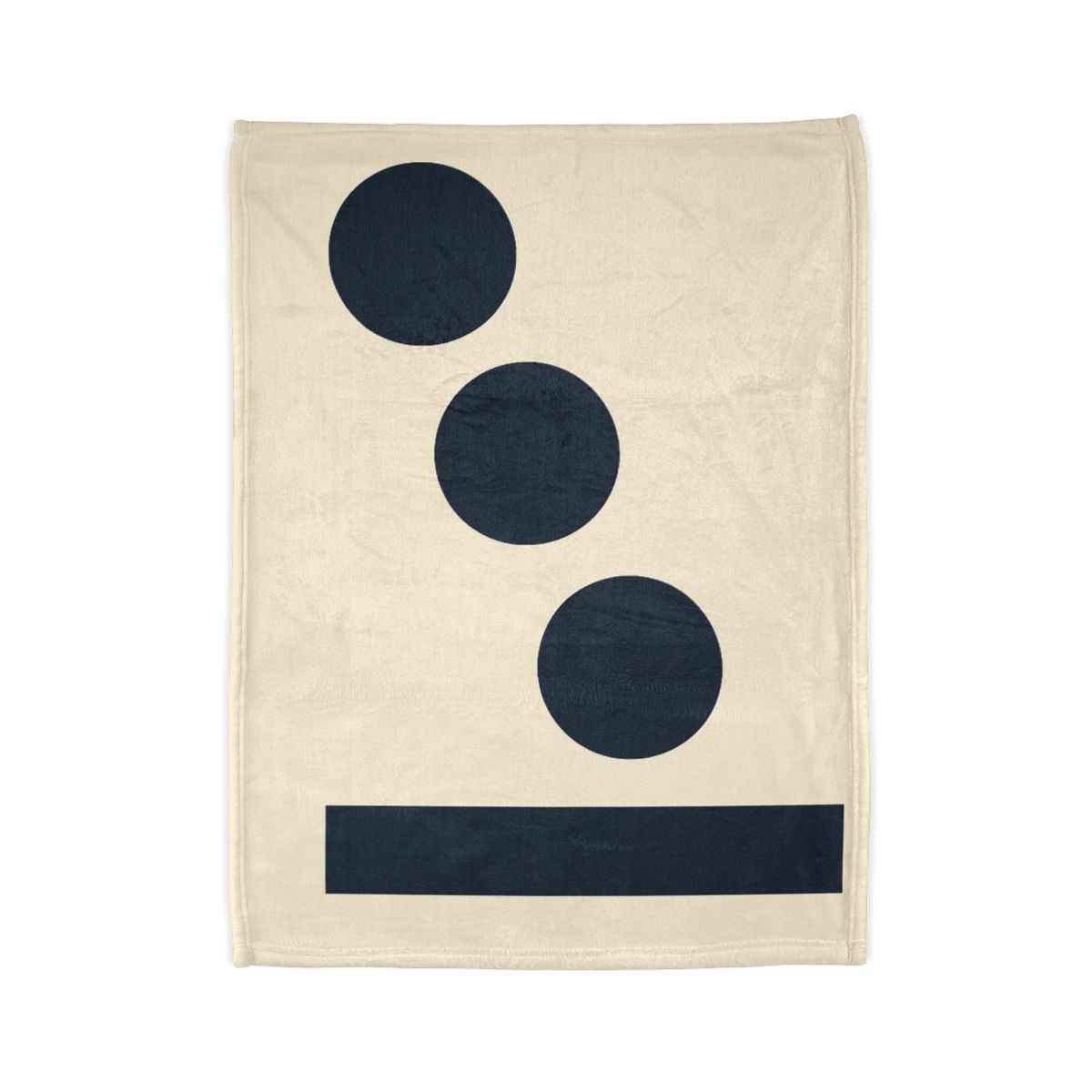 Stepped Circle And Bar Interval personalized cozy blankets